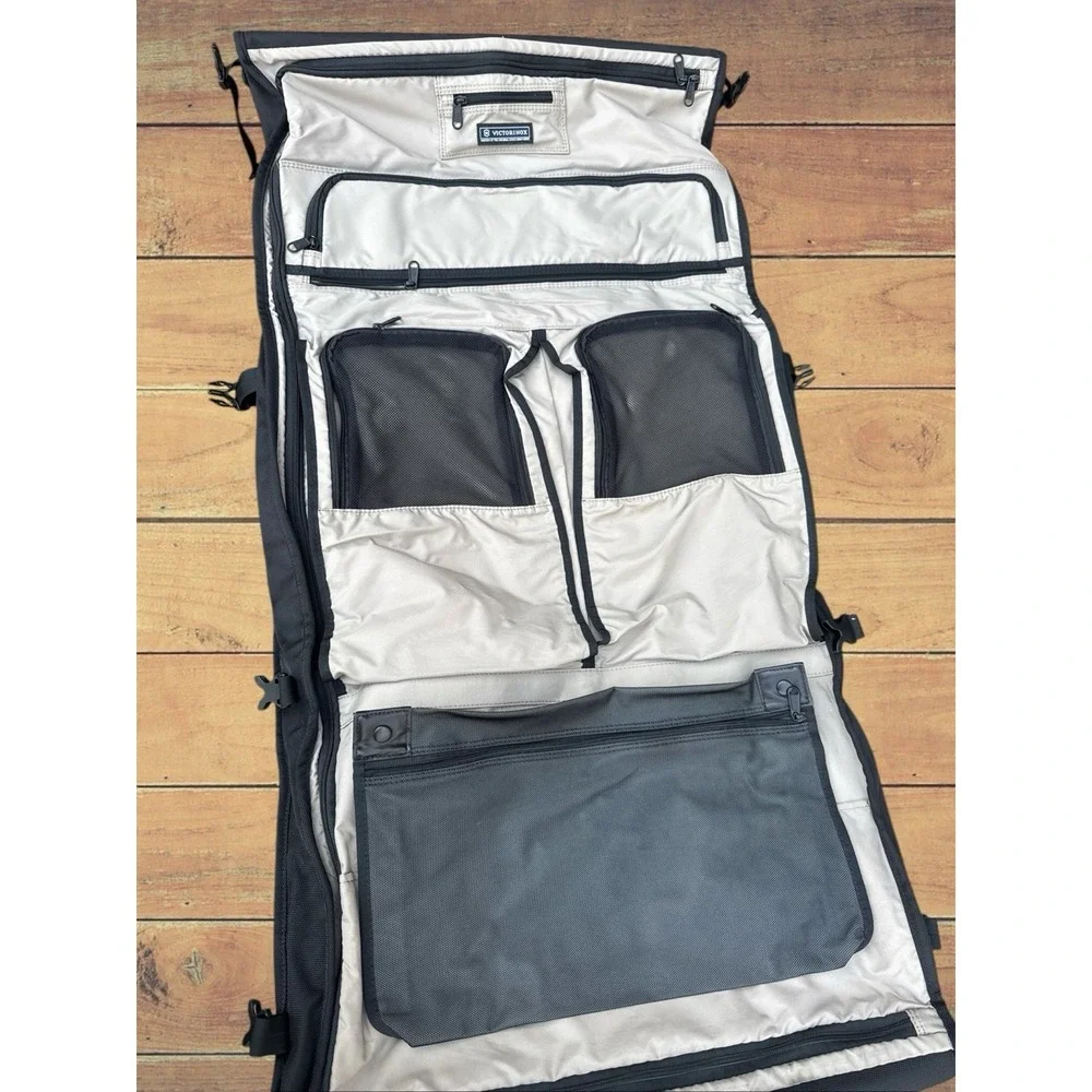 Victorinox Black Garment Bag - Suitcase Travel Bag Suits Shoe Compartment